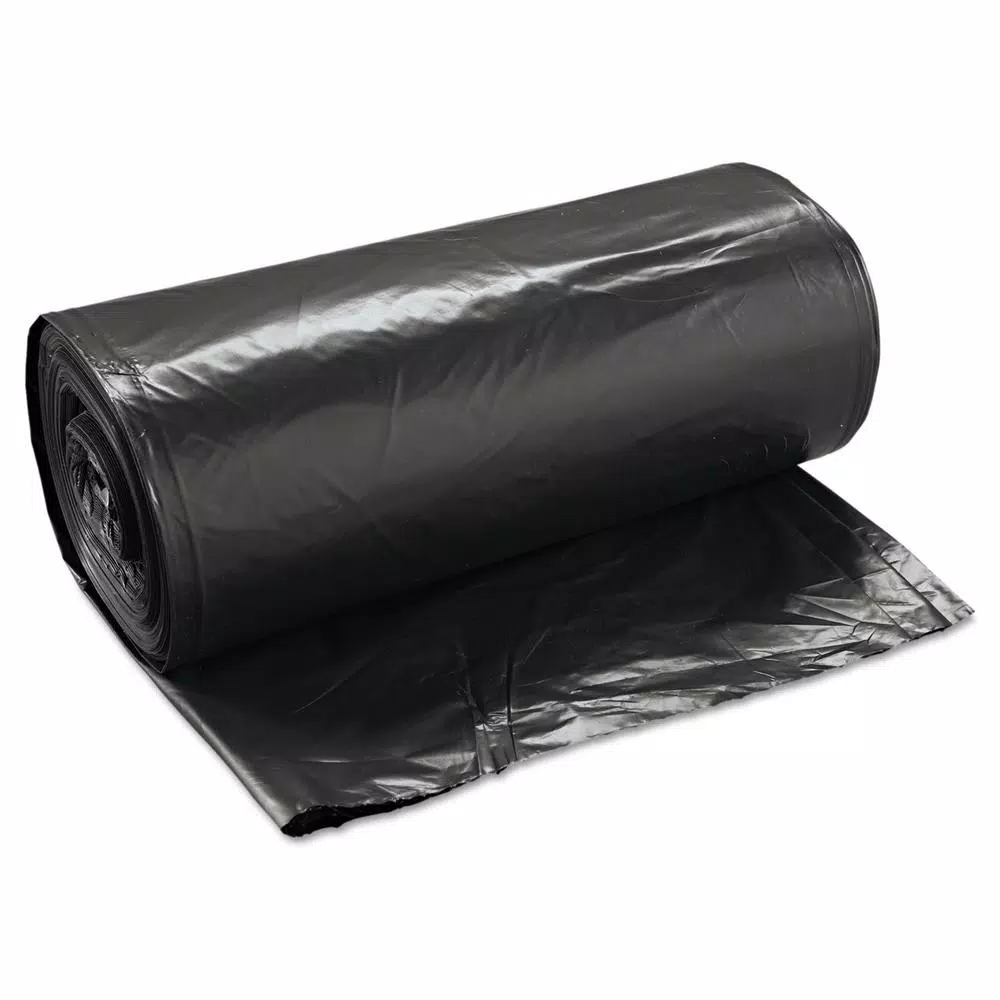 Boardwalk 60 Gal. Black Super-Heavy Grade Can Liners, 1.2 Mil, 100-Count