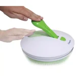 Ozeri FRESHSPIN Salad Spinner and Serving Bowl, Swiss Designed, BPA-Free, Green thumbnail 5