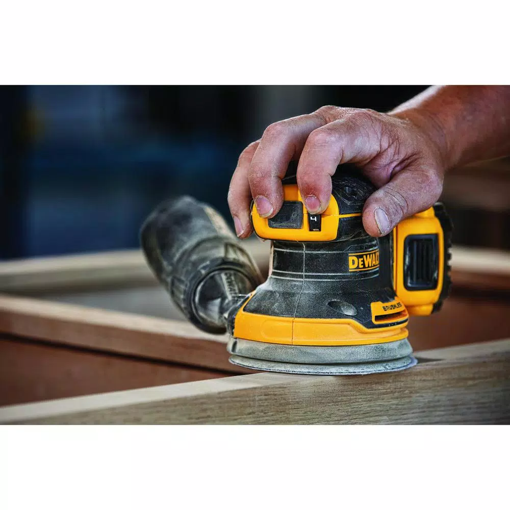 DEWALT 20V MAX XR Brushless 5 in. Cordless Random Orbital Sander Kit with 5.0 Ah Battery