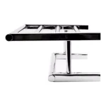 ALFI BRAND 25.88 in. Modern Wall Mount Towel Rack with Shelf, Polished Chrome thumbnail 3