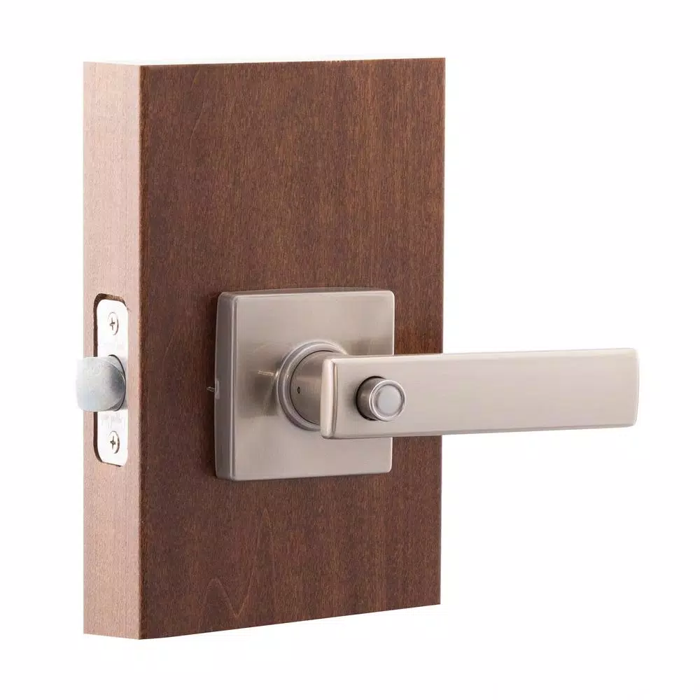 Copper Creek Craftsman Remi Satin Stainless Steel Privacy Lever for Interior Doors