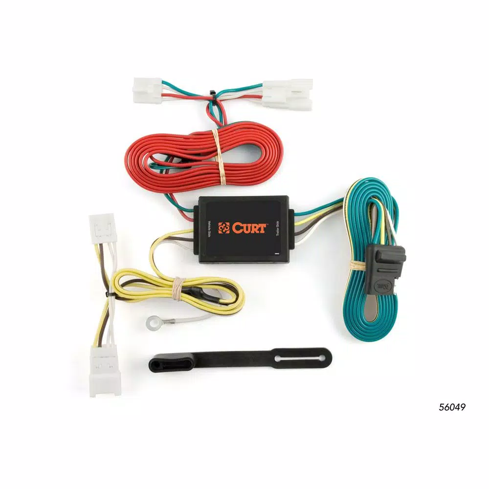 CURT Custom 4-Way Flat Trailer Wiring Harness for Hyundai Elantra, Sonata & Kia Optima