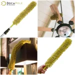 DocaPole 6-24 ft. Telescopic Extension Pole with Flexible Microfiber Ceiling Fan Duster Kit thumbnail 6
