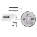 RYOBI 15 Amp 10 in. Sliding Compound Miter Saw with Universal Quickstand Kit thumbnail 5