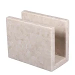 Creative Home Natural Champagne Marble Napkin Holder thumbnail 2