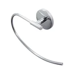 Dyconn Monterey Series Brushed Nickel Towel Ring - Zinc Alloy Hand Towel Holder thumbnail 2