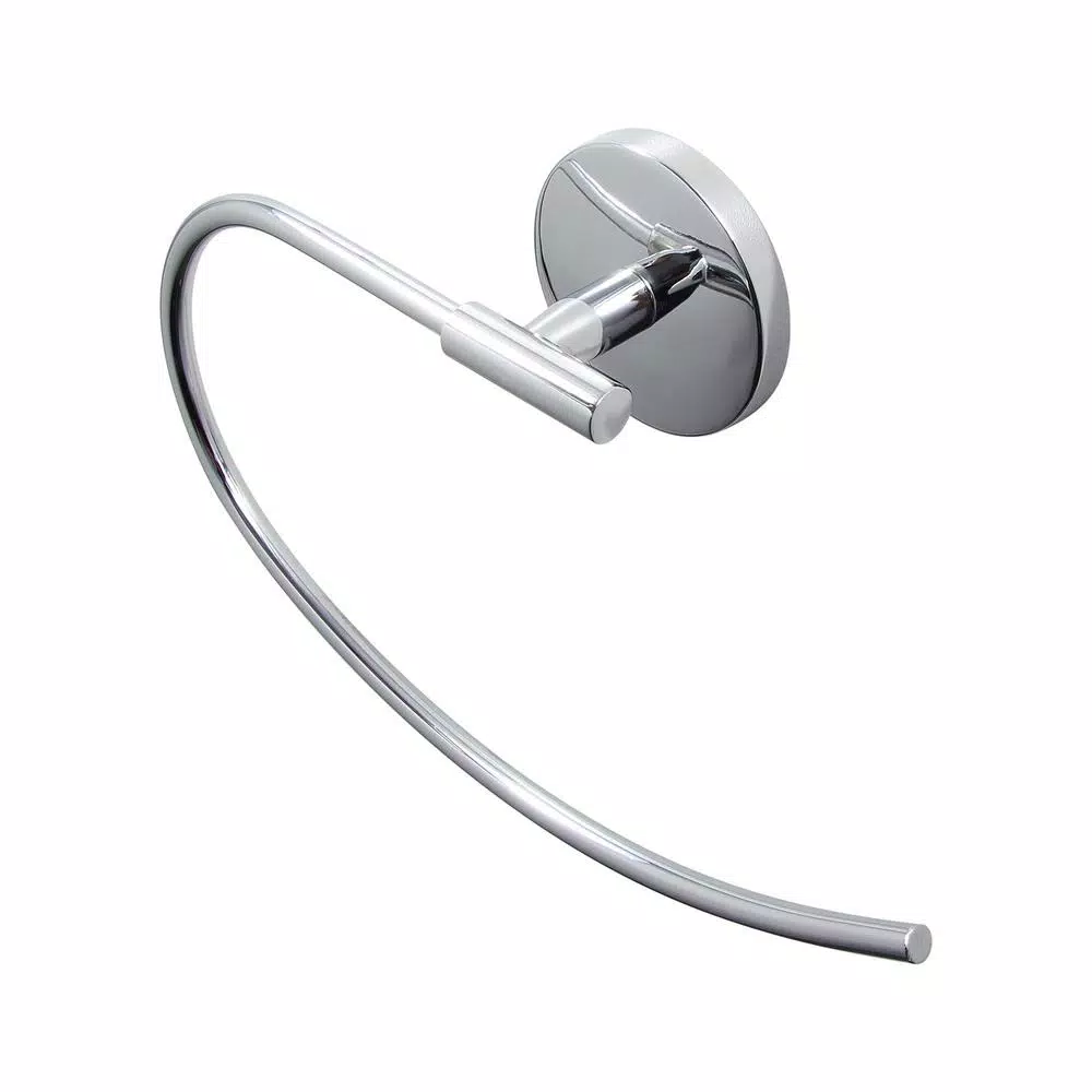Dyconn Monterey Series Brushed Nickel Towel Ring - Zinc Alloy Hand Towel Holder