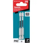 Makita ImpactXPS #2 Phillips 3 in. Power Bits, 2-Pack thumbnail 3
