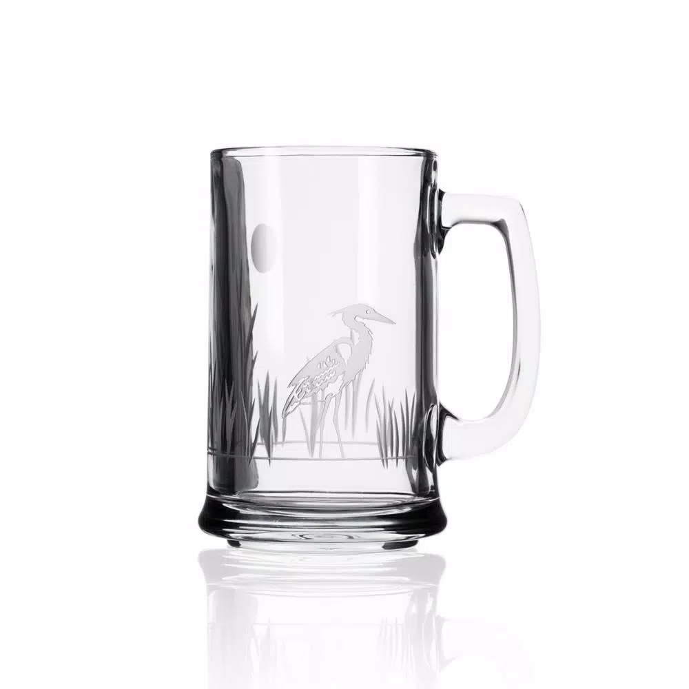 Rolf Glass Heron 16 oz. Beer Mug Set of 4