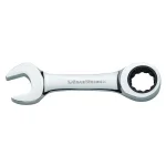 GearWrench 15 mm Stubby Combination Ratcheting Wrench thumbnail 1