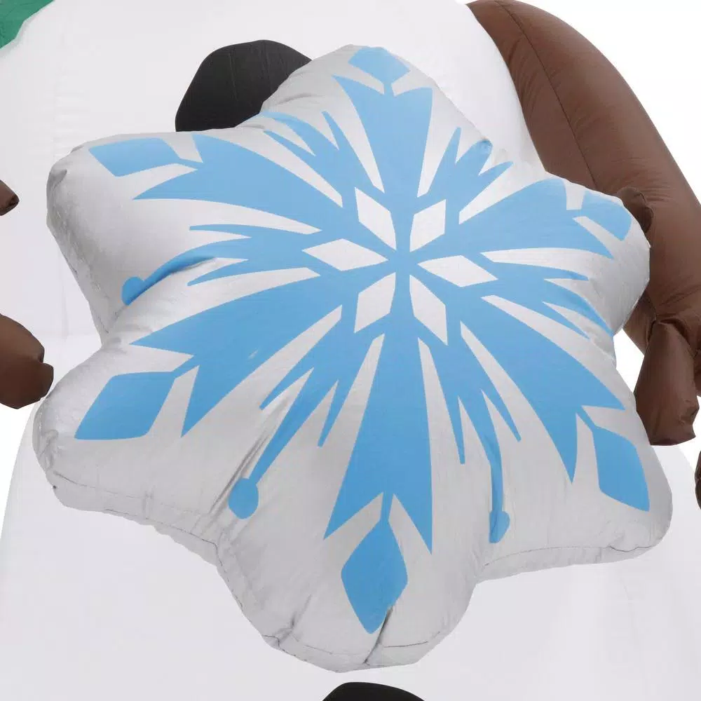Disney Frozen 11 ft. Pre-Lit Inflatable Olaf with Snowflake Airblown Holiday Decoration