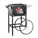 GREAT NORTHERN Top Star 12 oz. Commercial Quality Popcorn Machine with Cart, 1350W, Black thumbnail 3