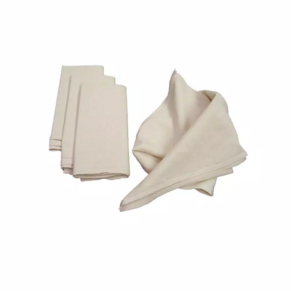 Unbranded Natural Unbleached Beige Flour Sack Towels, 100% Cotton, 28 x 29 in. (50-Pack)
