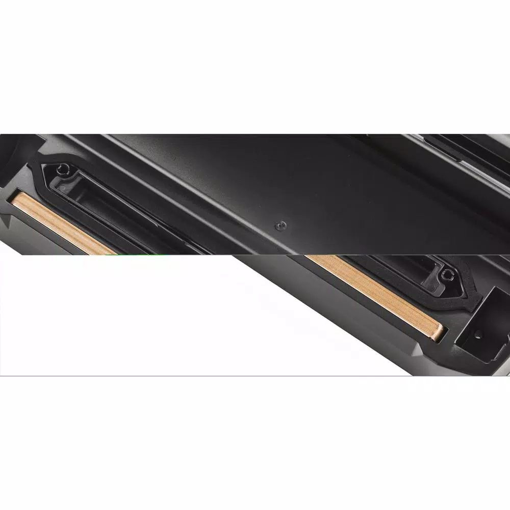 Caso VC 300 Brushed Black Stainless Steel Food Vacuum Sealer with Soft Vacuum System