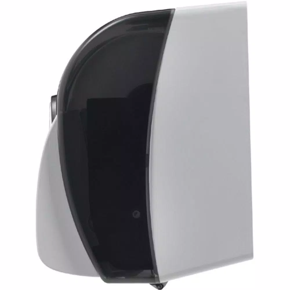 Georgia-Pacific Translucent Smoke Push Paddle Non-Perforated Roll Paper Towel Dispenser