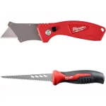 Milwaukee FASTBACK Compact Flip Utility Knife and 6 in. Fixed Jab Saw Set thumbnail 1