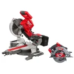 Milwaukee M18 FUEL 10 in. Dual Bevel Sliding Compound Miter Saw & 7-1/4 in. Circular Saw Combo Kit thumbnail 1