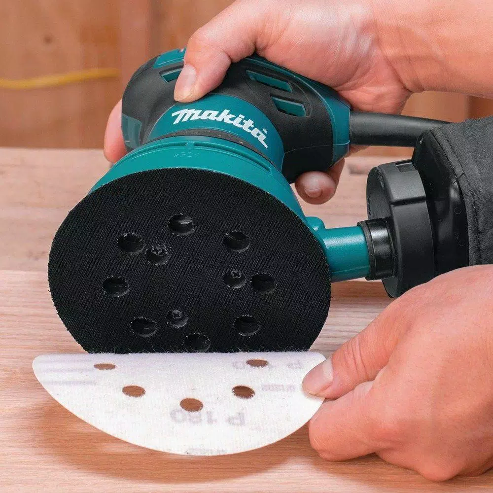 Makita 5 in. Round Hook and Loop Backing Pad with 8-Hole Dust Collection