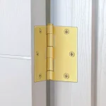 Design House 3.5 in. Square Corner Door Hinge, Satin Brass, 10-Pack thumbnail 3