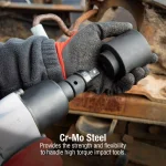 SUNEX TOOLS Sunex 2300 1/2 in. Drive Universal Joint Impact Socket Adapter thumbnail 4