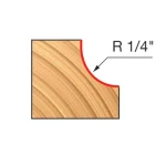 Diablo 1/4 in. Cove Router Bit with 1/2 in. Shank thumbnail 2