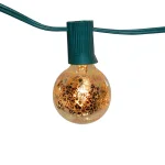 LUMABASE 25 ft. 25-Light Gold Mercury Globe String Lights, Weather Resistant Incandescent Decor thumbnail 1