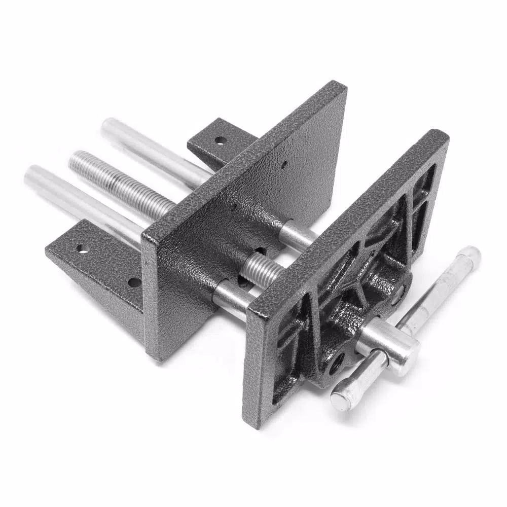 WEN 6 in. Cast Iron Woodworking Vise with 440 lb. Clamping Strength