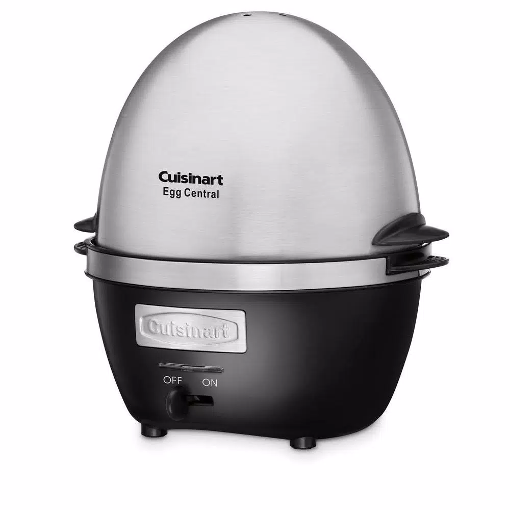 Cuisinart Egg Central 10-Egg Stainless Steel Egg Cooker with Poaching and Omelet Trays