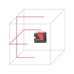 Leica Lino L2 Cross Line Laser Level, Red Beam, Self-Leveling thumbnail 2