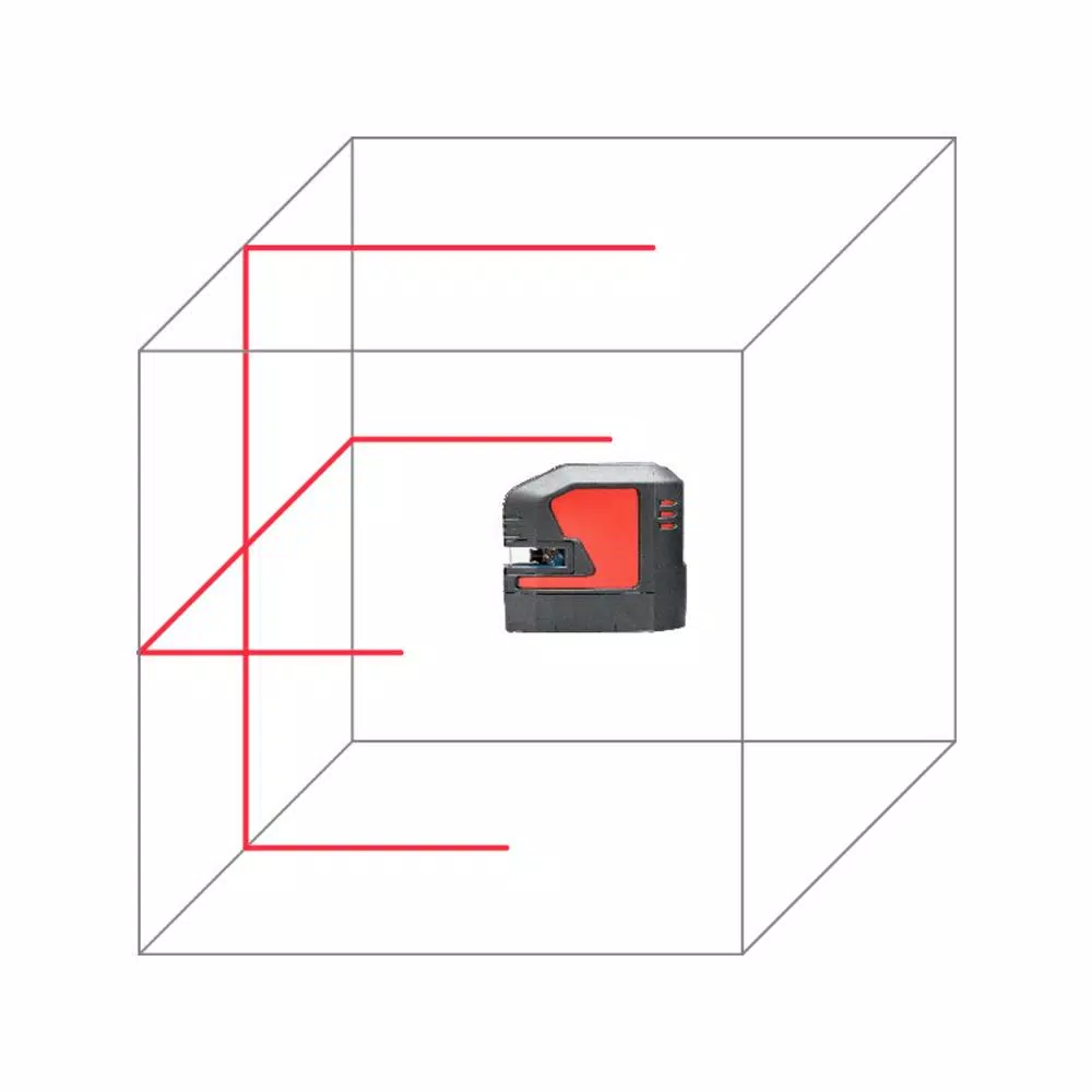 Leica Lino L2 Cross Line Laser Level, Red Beam, Self-Leveling
