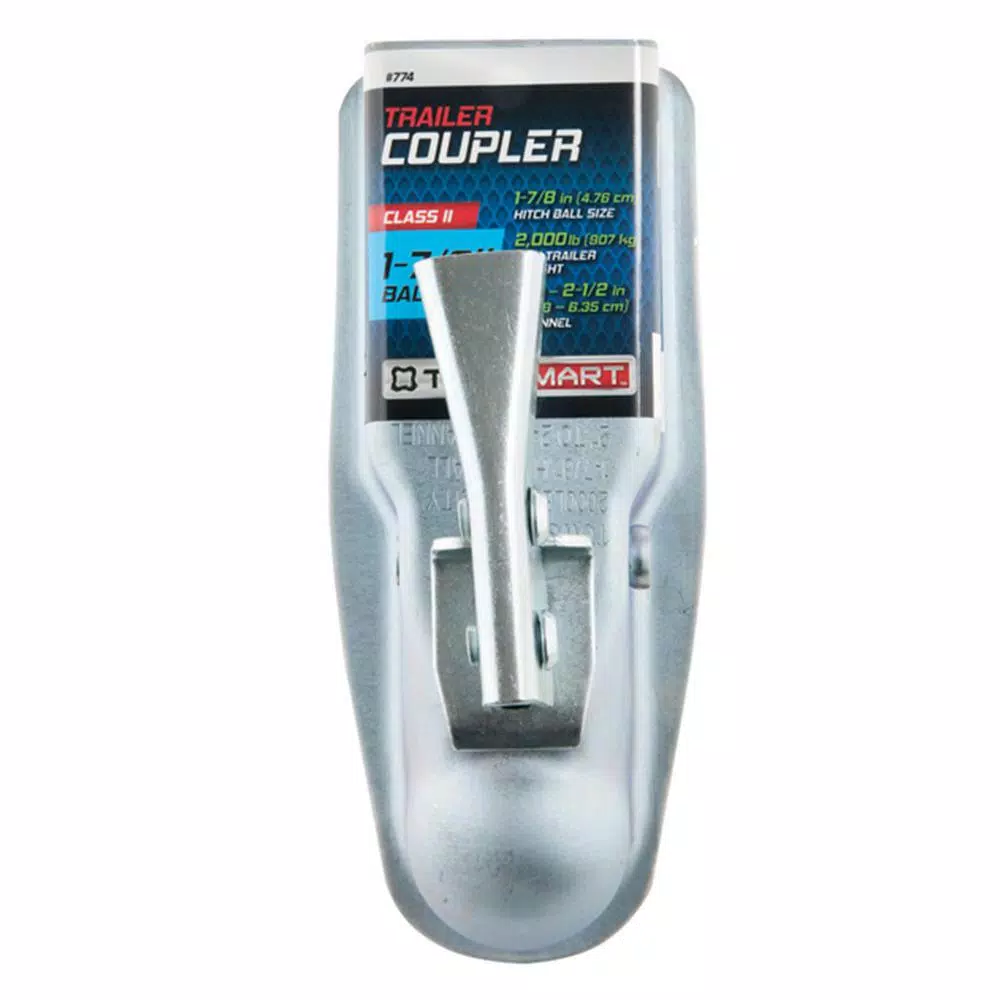 TowSmart Class I 1-7/8 in. Ball Coupler with 2 in. to 2-1/2 in. Adjustable Collars
