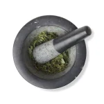Fox Run 7 in. Black Granite Mortar and Pestle Set thumbnail 1