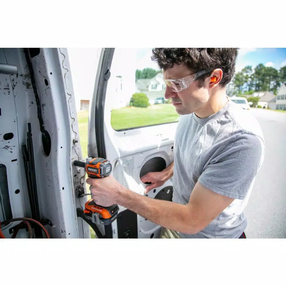 RIDGID 18V SubCompact Brushless 3/8 in. Cordless Impact Wrench (Tool Only)