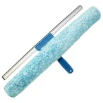 Unger 18 in. Microfiber Combi-Squeegee and Scrubber with Connect and Clean Locking System thumbnail 1