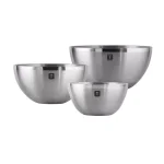 Tramontina Gourmet 3-Piece Double Wall 18/10 Stainless Steel Mixing Bowl Set thumbnail 2