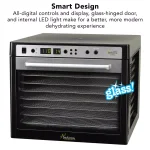 Tribest Sedona Supreme Digital Food Dehydrator with 9 Stainless Steel Trays thumbnail 4