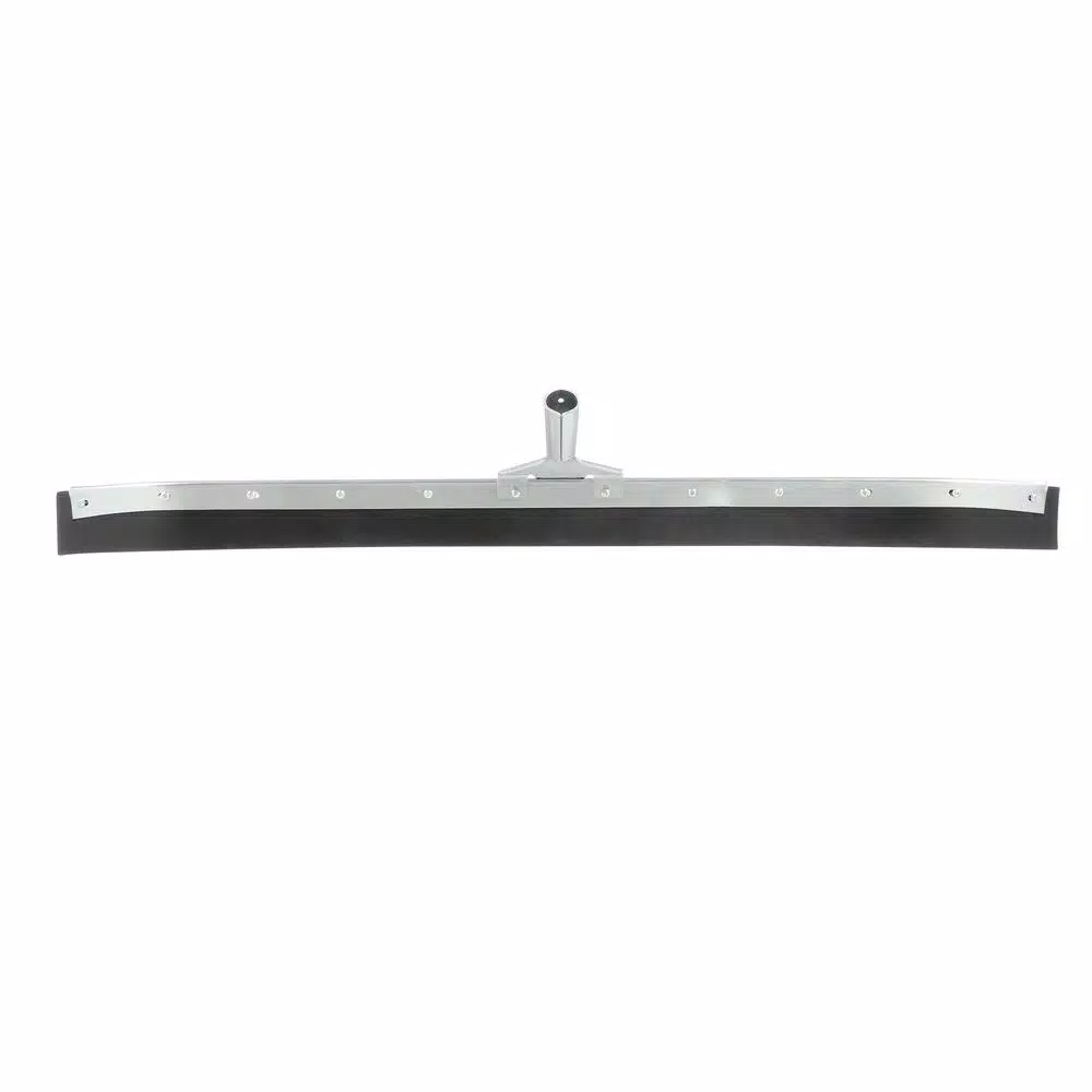 Ettore 36 in. Industrial Duty Galvanized Steel Curved Floor Squeegee with Neoprene Blade
