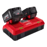 Milwaukee M18 18V Lithium-Ion Dual Bay Rapid Battery Charger thumbnail 5