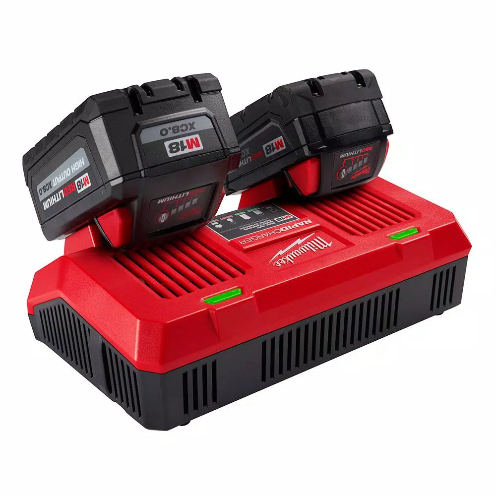 Milwaukee M18 18V Lithium-Ion Dual Bay Rapid Battery Charger