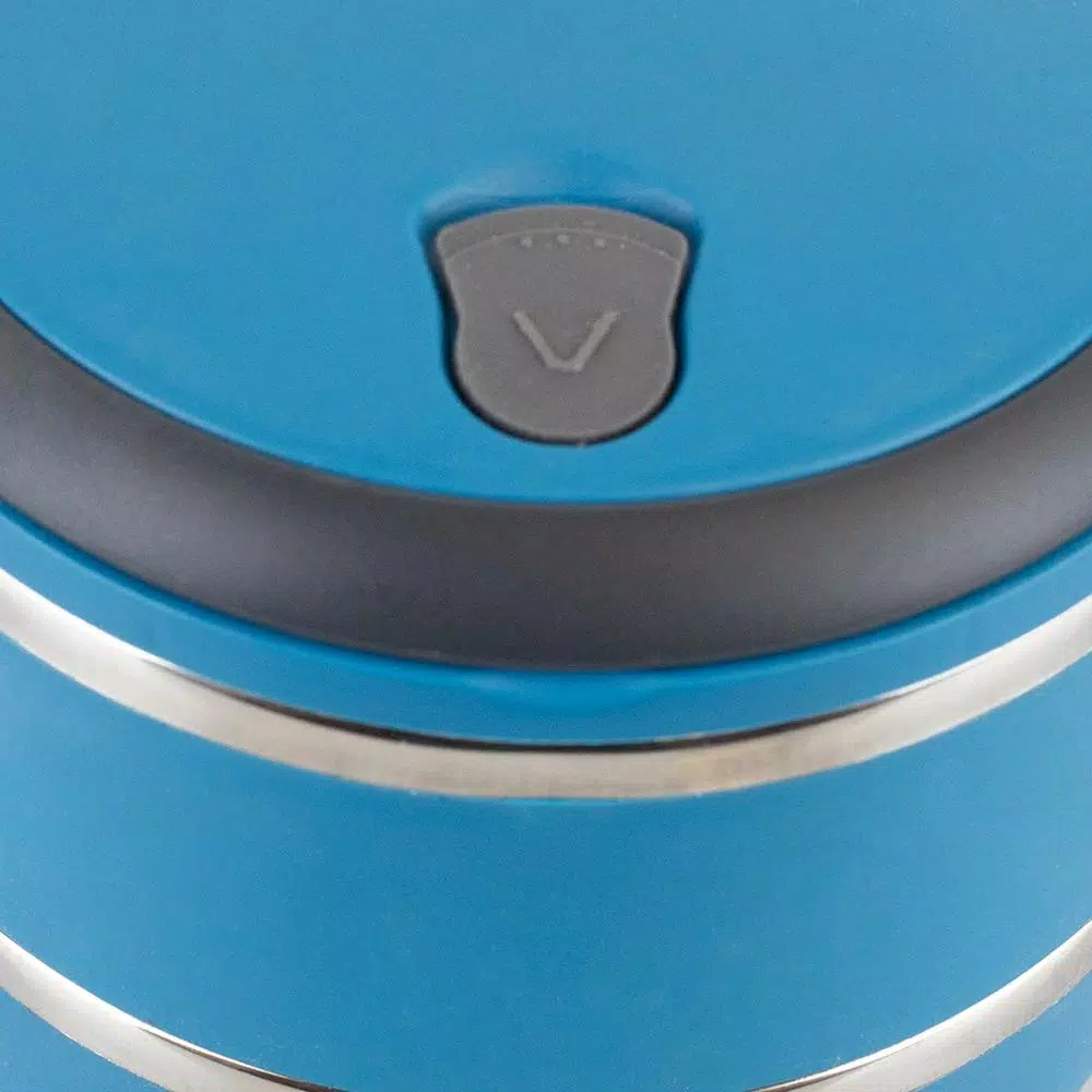 Unbranded 2-Tier Leak Proof Stainless Steel and Plastic Lunch Box - Blue