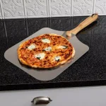 Honey-Can-Do 14 in. x 16 in. Aluminum Foldable Pizza Peel with Wood Handle thumbnail 7
