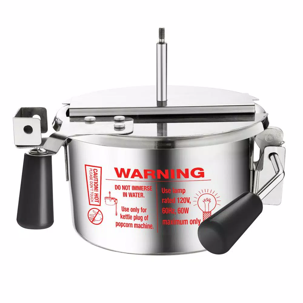 Great Northern Popcorn Foundation Popcorn Machine with Mobile Cart, 6-Ounce Kettle, 2 Gallon Capacity