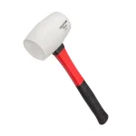 TEKTON 16 oz. White Rubber Mallet with Fiberglass Handle thumbnail 1