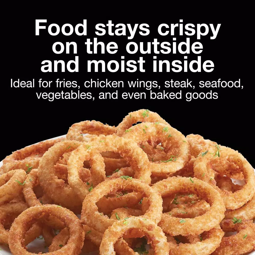 Proctor Silex 5.2 Qt. Black Air Fryer with 60-Minute Timer and 1700W Power