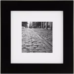 Pinnacle Black Wood Square Floater Picture Frame - Accommodates 8 x 8 or 5 x 5 inch Prints thumbnail 1