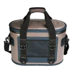 Camp-Zero 17.6 Qt. Soft Side Cooler, 30-Can Capacity, Beige and Blue thumbnail 3