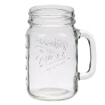 Unbranded Mason Craft and More 6-Piece Glass Beverage Dispenser Set with Metal Rack and 16 oz. Mugs thumbnail 6