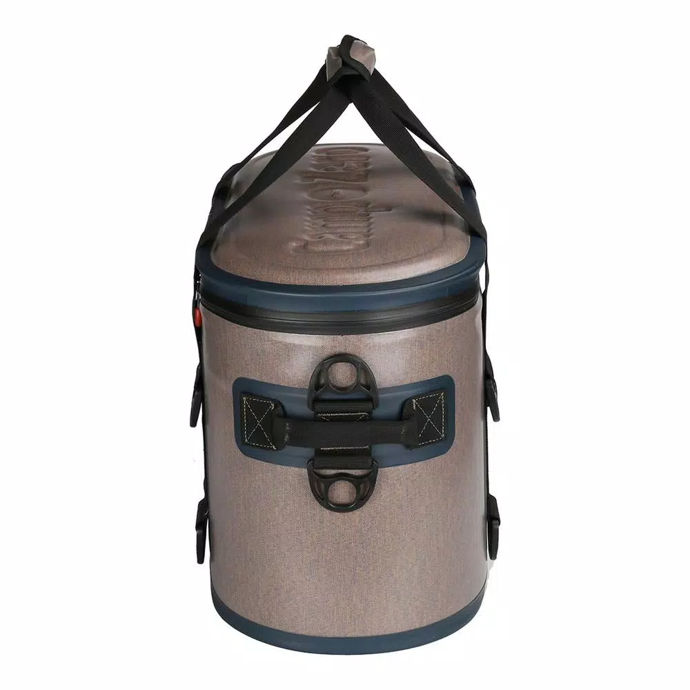 Camp-Zero 25.88 Qt. 40-Can Premium Soft Cooler - Beige and Blue