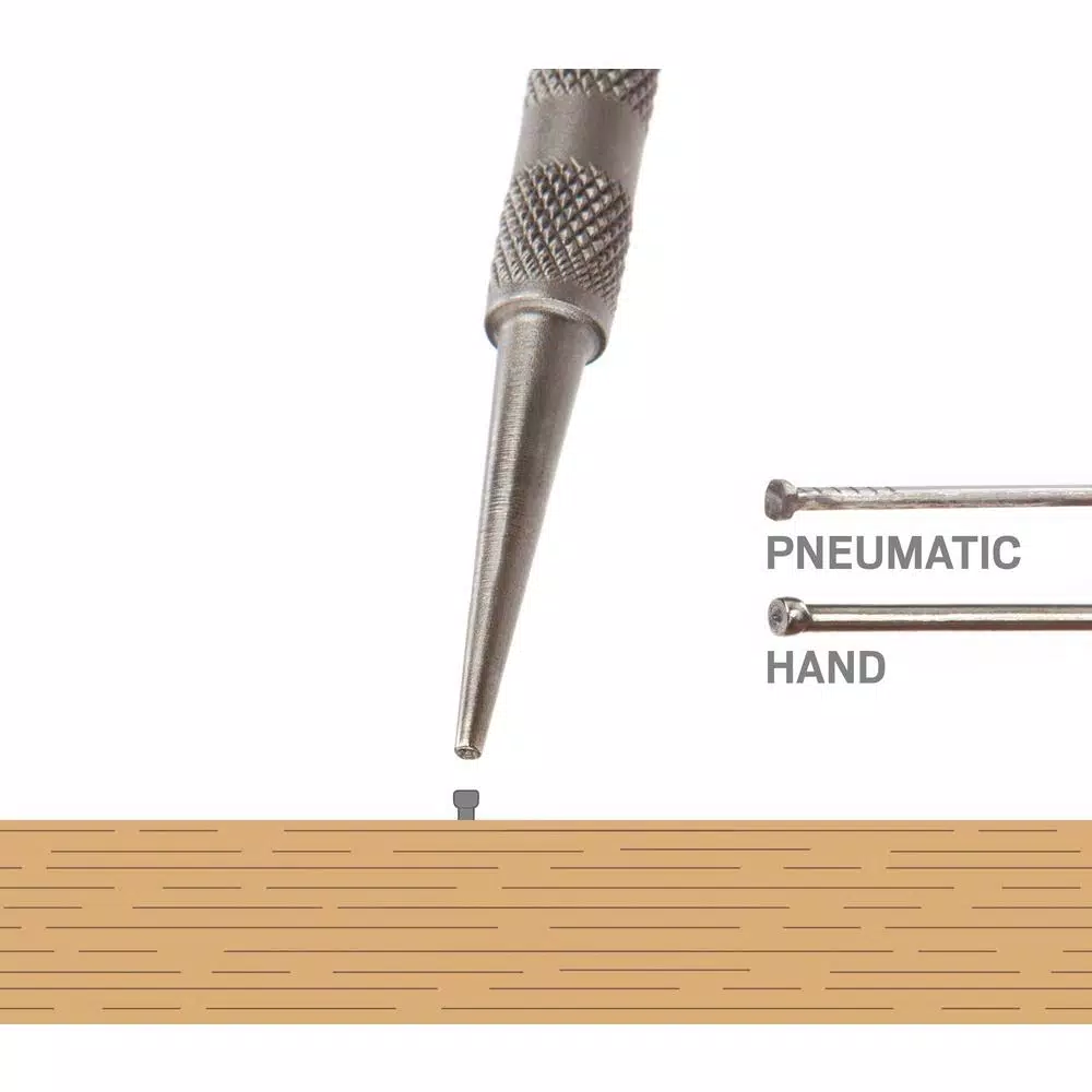 TEKTON 3-Piece Nail Set Kit, 1/32 in., 1/16 in., and 3/32 in. Sizes