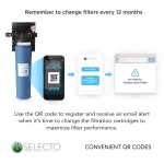 Selecto SuperPlus 20 in. Single Canister 3-Stage Whole House Water Filtration System thumbnail 4